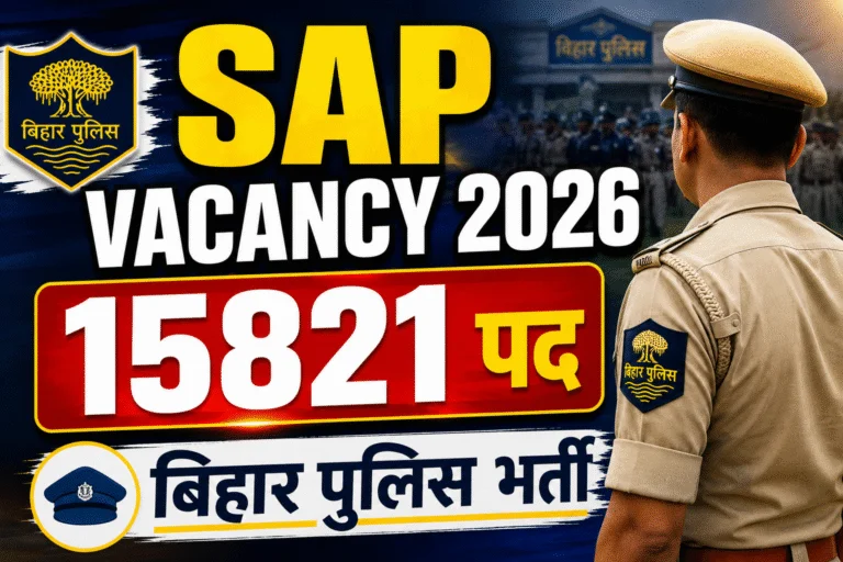 Bihar Police SAP Recruitment 2026